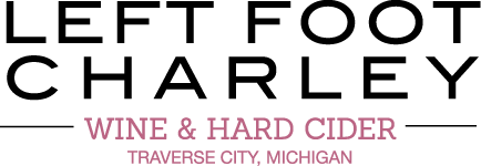 Left Foot Charley Wine & Hard Cider Traverse City, Michigan Logo