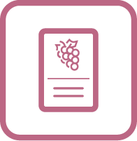 Wine label icon